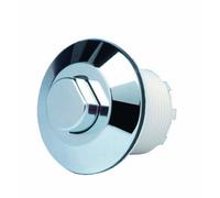 GROHE Air Button WC Flush Manual Actuator Flushing System with 750 mm Air Hose for Panel Thickness Up to 30 mm (Use with Adagio Cistern), Chrome, 38488000