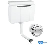 Grohe Adagio 39054 Dual Flush Concealed Cistern Side Entry + Chrome Button