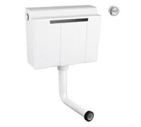 Grohe Adagio White Concealed Bottom Inlet Dual Cistern (H)32.3Cm (W)39Cm (D)14.6Cm