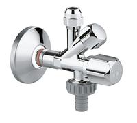 GROHE Angle Valves Neutral Handle Original was Combination Service Valve 1/2" Chrome 22036000