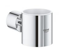 Grohe Atrio Bathroom Glass/Soap Dish Holder - Chrome Finish: Chrome