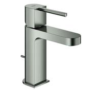 Grohe Basin Mixer Tap EuroPlus 1 Hole with Drain System 172mm Brushed Hard Graphite