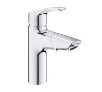 Single Hole Mixer Tap Grohe Eurosmart with pull-out spout and Push-Open waste set Chrome