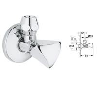Grohe Mini, TDL 1/2" x 3/8" 22939000 Silver/Black
