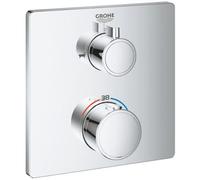 GROHE Grohtherm - Unterputz-Wannenthermostat for 2 outlets chrome