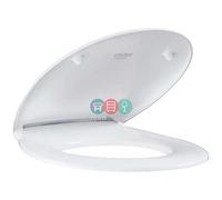 Grohe D Shaped Toilet Seat Bau Ceramic Alpine White Duroplast 39492000
