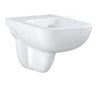 GROHE BauEdge Ceramic Wall-Hung WC Pan, Rimless 39809000