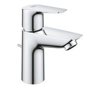 Small Basin Taps Grohe BauEdge LowFlow with pop-up waste set Chrome