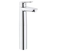 GROHE Bauedge Single-Lever Basin Mixer Xl-Size Water-Saving Tap for Free-Standing Basins, Chrome Finish 23761000