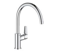 Grohe BauEdge Single Lever Kitchen Mixer Tap - Chrome 31367001