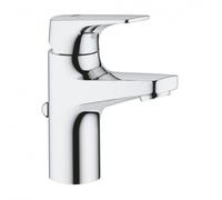Grohe BauFlow S Size Basin Mixer Tap With Pop Up Waste - Chrome
