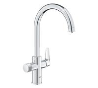 Grohe Blue Pure BauCurve Single Lever Kitchen Water Filter Tap - Chrome 30580000