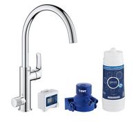 Blue Pure Eurosmart Starter kit Gooseneck mixer, Chrome (30383000)