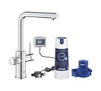 GROHE BLUE PURE FILTER MINTA KITCHEN MIXER WITH PULLOUT & SMALL SIZE FILTER