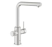 Single Hole Mixer Tap Grohe GROHE Blue Pure Supersteel