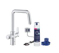Grohe Blue Pure Start Chrome Effect Water Filter Mono Mixer Tap With Magnesium & Zinc Filter