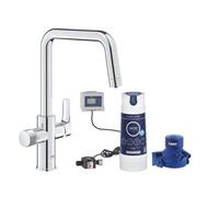 Grohe Blue Pure Start Chrome Effect Water Filter Mono Mixer Tap With S-Size Filter