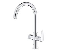 Grohe Blue Pure Startcurve Chrome-Plated C-Spout Kitchen Water Filter Mono Mixer Tap