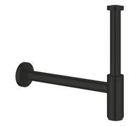 GROHE Bottle Trap for Basins, Incl Sliding Escutcheon, Matt Black, 289122430
