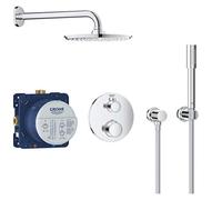 Grohe Grohtherm Perfect Shower Set With Rainshower Cosmopolitan 210 & Hand Shower - 34732000