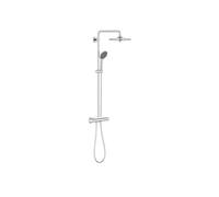 GROHE Chrome Vitalio Joy 26403001 260 Shower System with Thermostat for Wall Mounting, Ø 260 mm