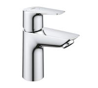 Small Basin Taps Grohe BauEdge EcoJoy with Push-Open waste set and ColdStart Chrome