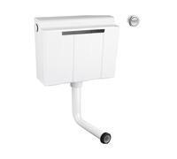 Grohe Concealed Toilet Cistern (Side/Back Fill Only) with Dual Flush Push Button Chrome - 39054000 (39054 000)