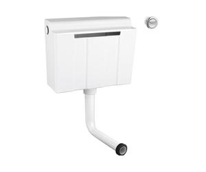Grohe Concealed Toilet Cistern (Side/Back Fill Only) with Dual Flush Push Button Chrome - 39054000 (39054 000)