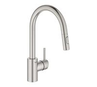GROHE Concetto - Single lever kitchen mixer L-Size with Swivel Spout and pull-out spray chrome