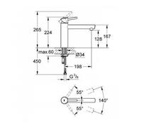 Grohe Concetto Sink Mixer 31128DC1