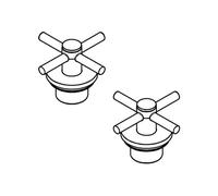 Grohe cross Handle 48406 for Atrio 2 Pieces Chrome