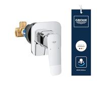GROHE Dice - Built-in Shower Tap Including Concealed Body (Set for Final Installation, 46 mm Ceramic Cartridge), Chrome, 1018910000