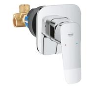 GROHE Dice - Built-in Shower Tap Including Concealed Body (Set for Final Installation, 46 mm Ceramic Cartridge), Chrome, 1018910000