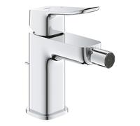 GROHE Dice Lever Bidet Mixer Tap with Pop-Up Waste Set (S-Size 151 mm, Ball Joint, 28 mm Ceramic Cartridge, Water Saving, Tails 3/8 Inch, Easy to Fit with The Included QuickTool), Chrome, 1018770000