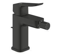 GROHE Dice Lever Bidet Mixer Tap with Pop-Up Waste Set (S-Size 151mm, Ball Joint, 28mm Ceramic Cartridge, Water Saving, Tails 3/8 Inch, Easy to Fit with the Included QuickTool), Matt Black, 1018772430