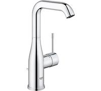 GROHE 32628001 Essence Basin Tap with Pop-Up Waste Set, High Spout