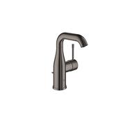 GROHE Essence Basin Tap with Pop-Up Waste Set (M-Size 193mm, Curved Swivel Spout, 28 mm Ceramic Cartridge, Water Saving, 3/8 Inch Tails, Min. Pressure