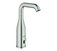 GROHE Essence E Touchless L-Size Basin Mixer with Mixing Device Water-Saving Tap, Infrared Sensor Technology, Adjustable Swivel Range, Stainless Steel Look 36445DC0