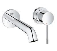 GROHE 19408001 Essence Wall-Mounted 2-Hole Basin Tap, Final Assembly Set (Concealed Body Not Included)