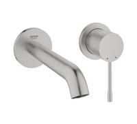 GROHE Essence - Single Lever Basin Mixer wall-mounted with projection 183 mm without waste set supersteel