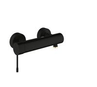 GROHE Essence Wall Mounted Exposed Shower Mixer Tap (Metal Lever, 35 mm Ceramic Cartridge, Integrated Non-Return Valve, Protected Against Backflow, Min Pressure 1.0 Bar), Matt Black, 336362431