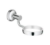 GROHE Essentials Authentic Glass/Soap Dish Holder Chrome 40652001