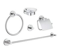 Grohe 40344001 Essentials Master bathroom accessories set 5-in-1