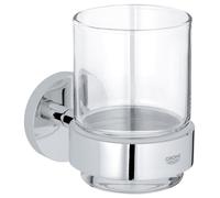 GROHE 40447001 Essentials Glass Frame with Silver
