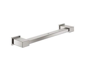 GROHE Essentials Cube Bath Grip in Chic Supersteel Finish - for Safety in Your Tub 40514DC1