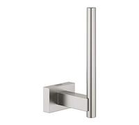 Grohe Toilet Roll Holder Essentials Cube 42x121x60mm Supersteel