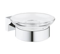 Grohe Essentials Cube Soap dish with holder Wall Mounted Chrome 40754001