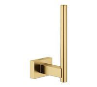GROHE 40623GN1 Essentials Cube Spare Toilet Paper Holder, Brushed Cool Sunrise