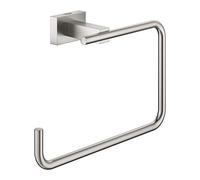 GROHE Essentials Cube Towel Ring In Chic Supersteel Finish - Round Meets Square 40510DC1