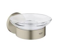 GROHE Essentials Soap Dish with Holder in Brushed Nickel